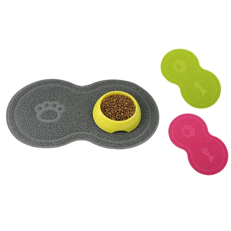 

Коврик из ПВХ для питомцев, водонепроницаемый нескользящий коврик для кормления домашних животных, поднос для кормления кошек и собак