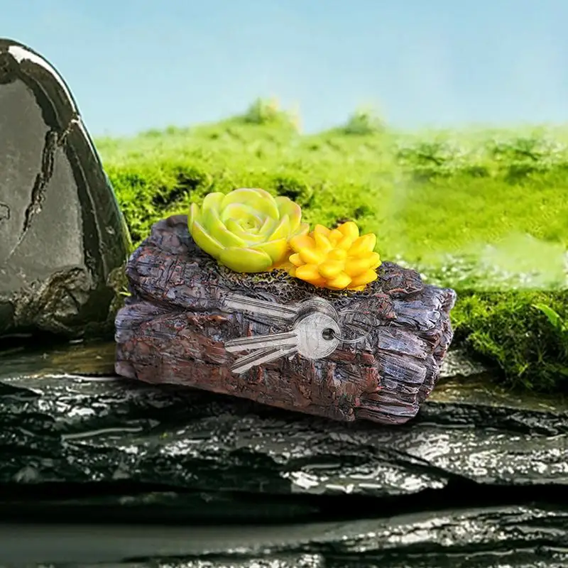 Скрытый камень поддельный для ключей из смолы нового владельца дома или