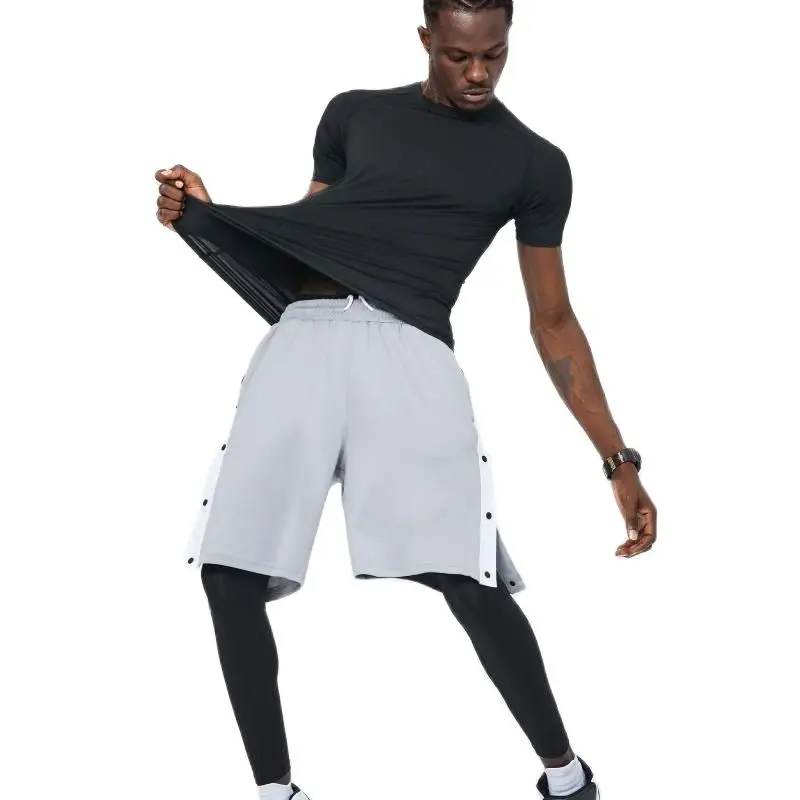 

Wholesale Polyester Spandex Custom Workout T Shirt Athletic Male Sport Active Fitness Men Gym Wear