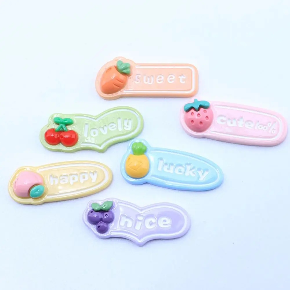 Новинка подвески для слайма из смолы в виде фруктов кремовый гель скрапбукинга