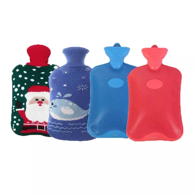 

Premium Classic Natural Rubber Bottle Hot Water Bag with Cover Knitted