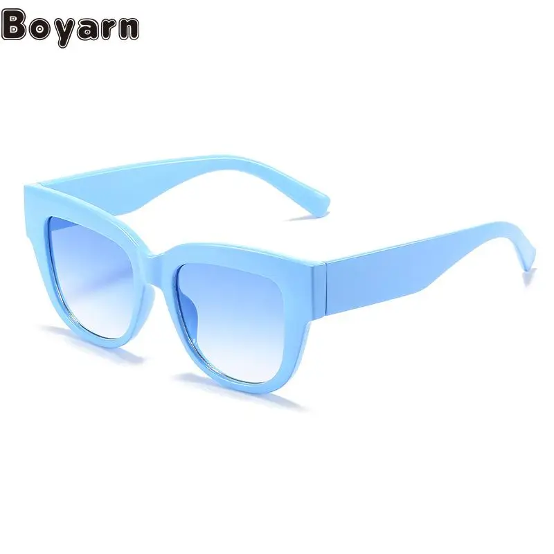 

Boyarn 2022 New Cat's Eye Sunglasses Steampunk Fashion Brand Ys Same Versatile Personalized Glasses Sunglasses