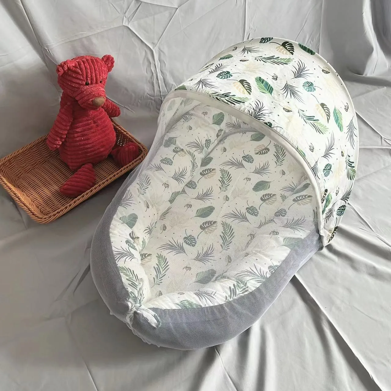 

Folding Portable Mosquito Net Canopy on the Crib Nest for Baby Bed Accessories Stroller Children's Room Tent Kids Mesh Curtains