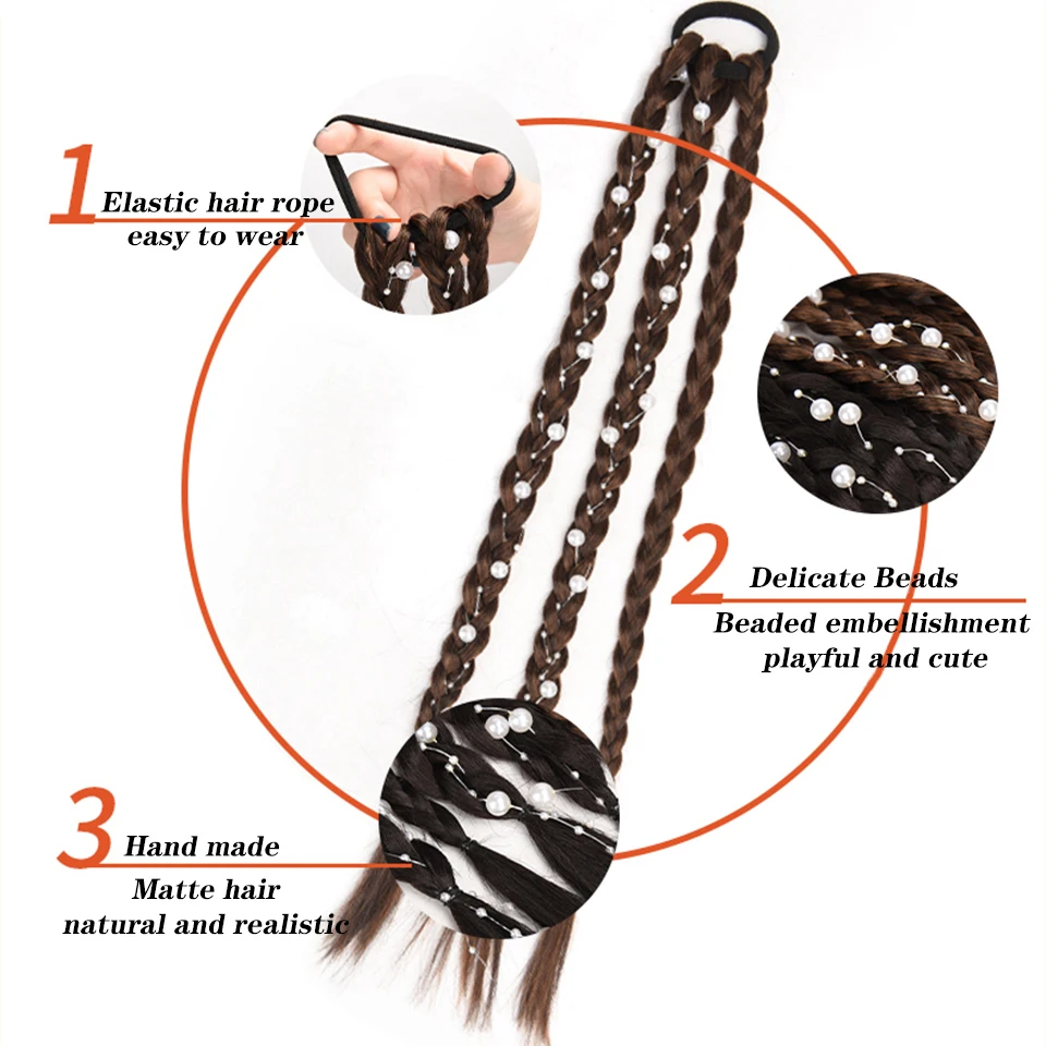 Синтетические прямые косички AILIADE вязаные крючком волосы для искусственных