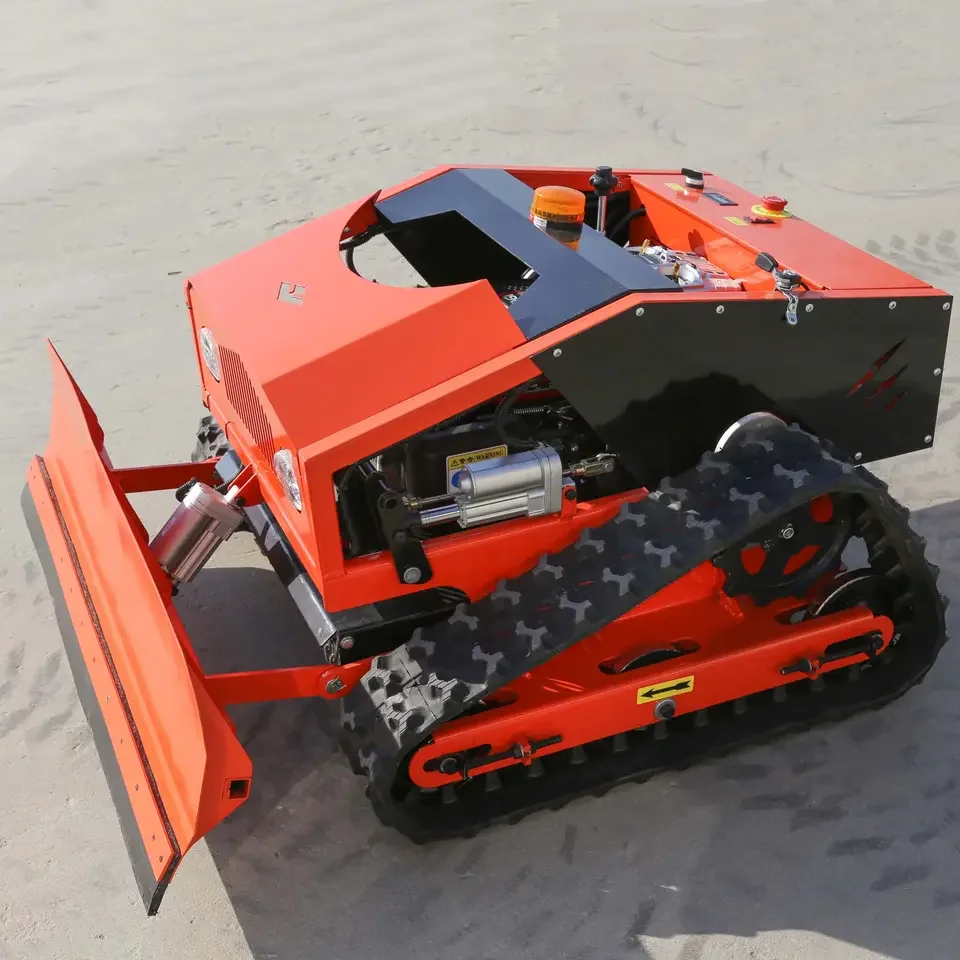 Бесшнуровая бензиновая мини-косилка с дистанционным управлением для садового