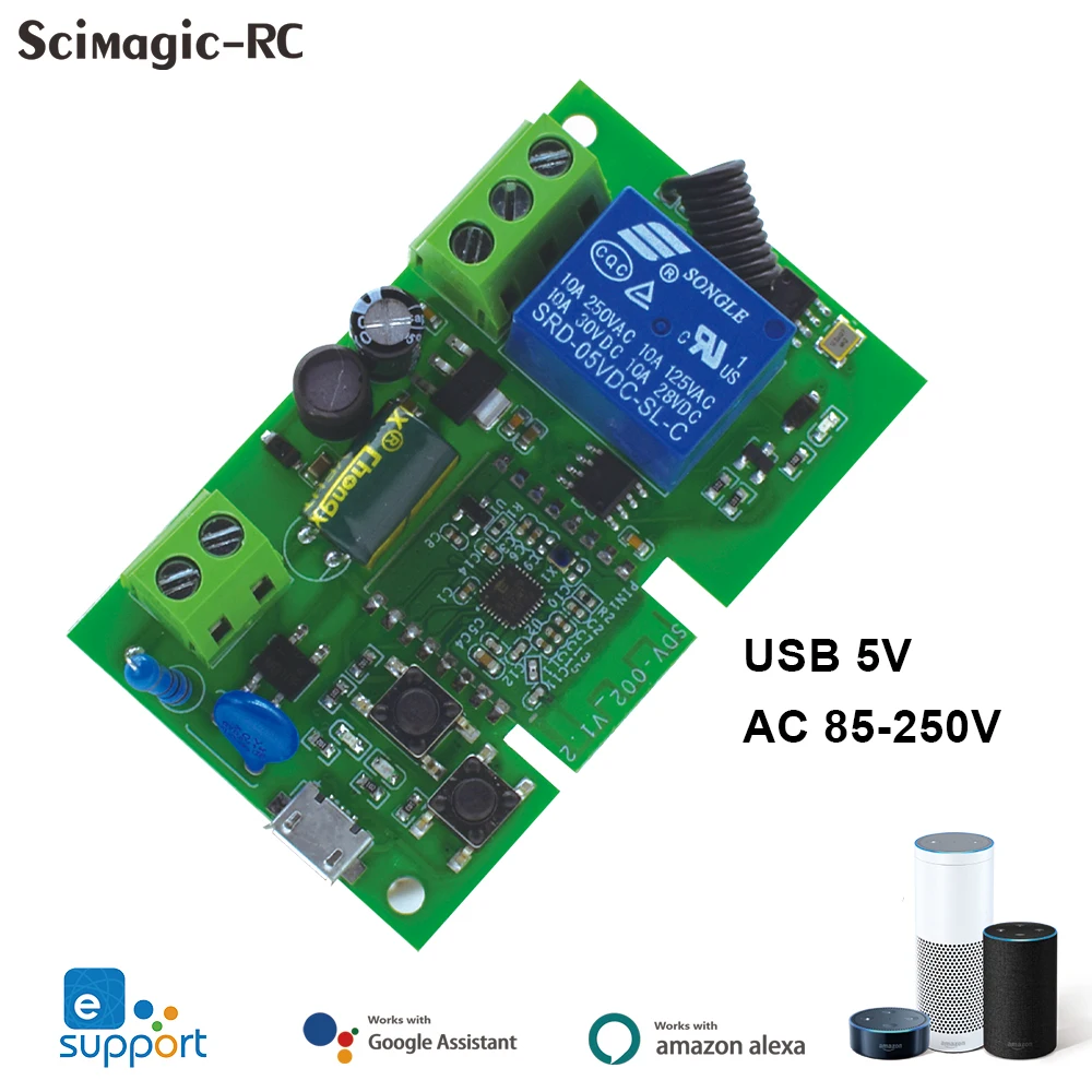 

Scimagic-RC Ewelink WIFI контроллер гаражных ворот