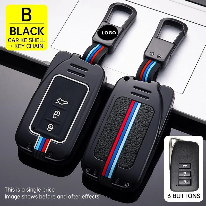 

Galvanized alloy Key Case Cover For Lexus NX GS RX IS ES GX LX RC 200 250 350 LS 450H Bag Holder Keychain Protector