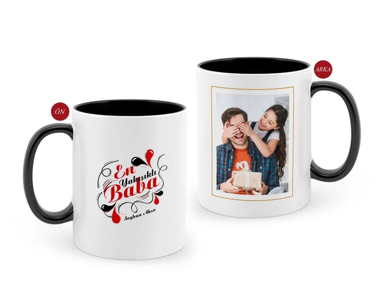 

Персонализированные Fathers Day Gift», «фото черный, белый цвет кружка Bardak-59