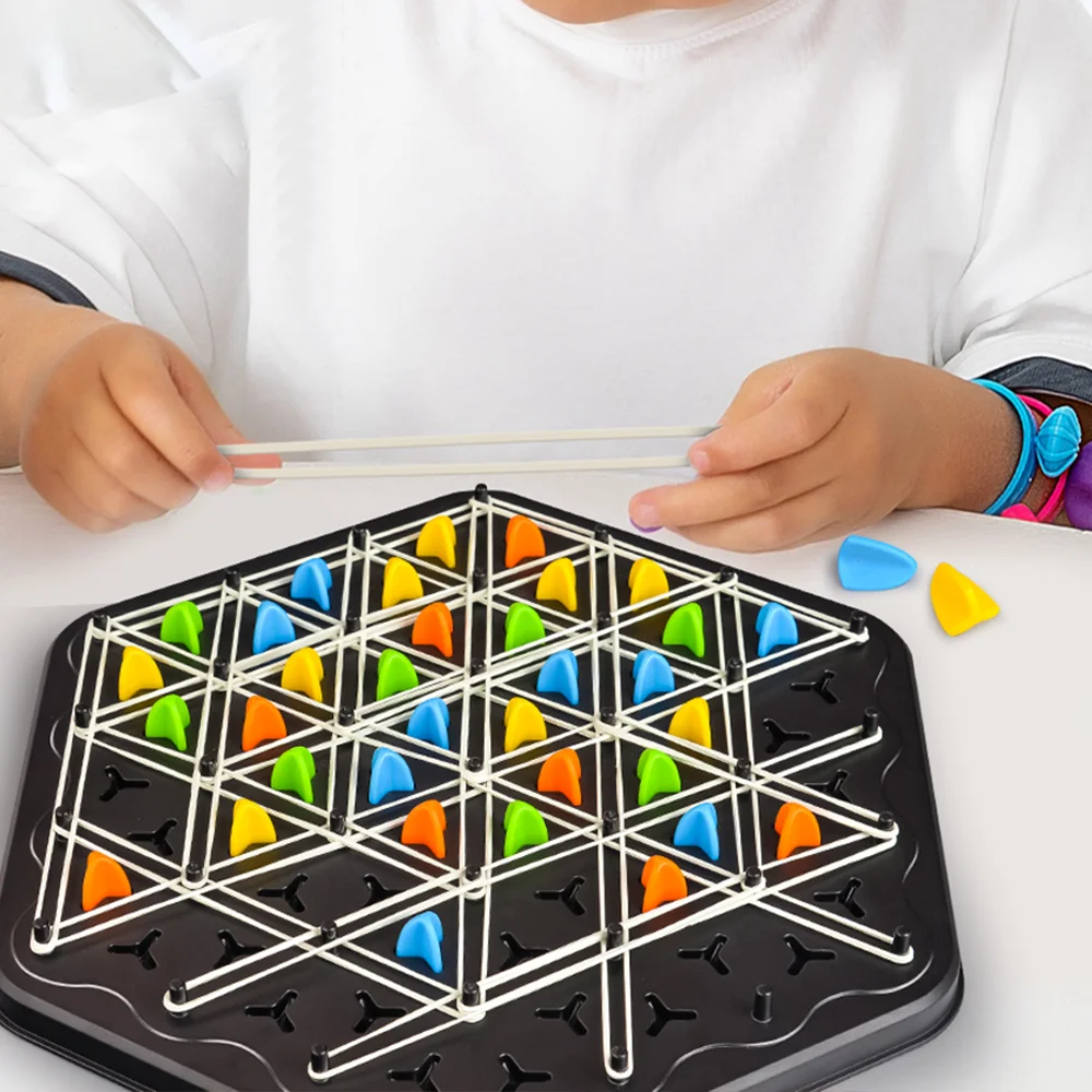 Новый Набор Шахмат С Треугольной Цепочкой И Резиновым Поясом Интерактивная Игра