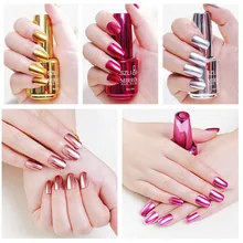 2023 New Mirror Nail Polish Metallic Color Titanium Gold Stainless Steel Silver Long-lasting Non-peelable 12 Colors Available