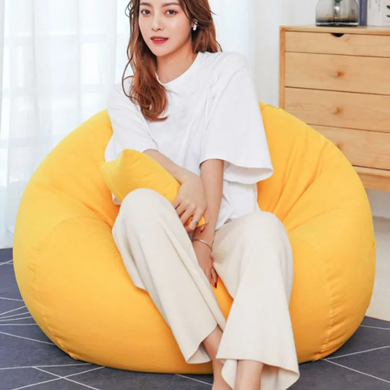 markii Classic Round Lazy Sofa Minimalist Kawaii Bean Bag Nordic Style Minimalista Divano Gonfiabile Furniture Darmowa wysyłka