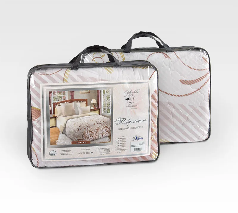 Стеганое покрывало Текс-Дизайн &quotГорный ветер&quot | Перкаль евро 200х210