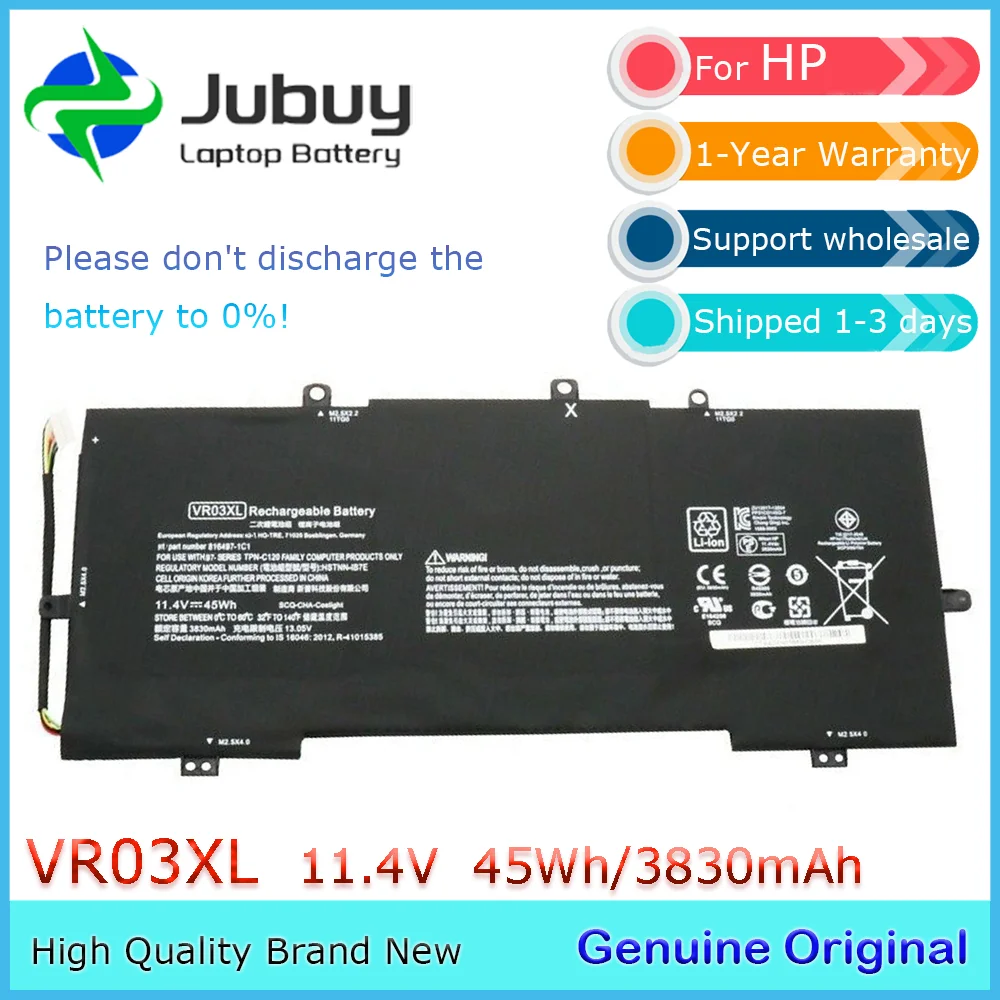 VR03XL 11 4 В 45 Втч оригинальный аккумулятор для ноутбука HP Envy 13 дюймов D051TU D056TU Pavilion 13-D