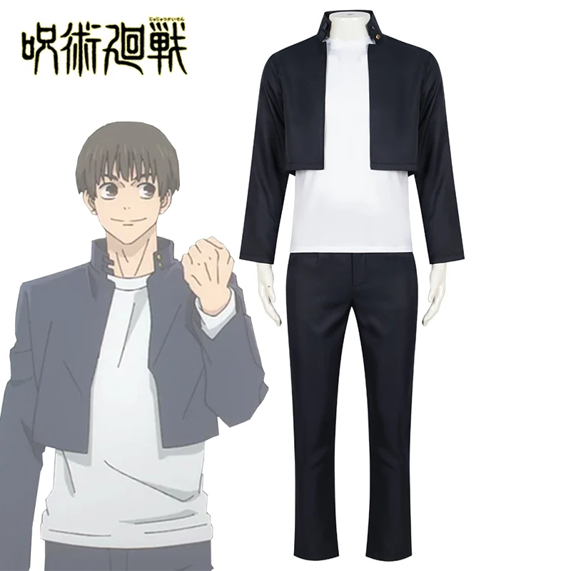 

Anime Yu Haibara Cosplay Jujutsu Kaisen Season 2 Cosplay Costume Uniform Jackets Pants Outfits Halloween Costume for Men