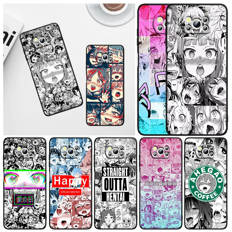 Чехол ahegao для Xiaomi Civi Mi Poco X4 X3 NFC F3 GT M4 M3 M2 X2 F2 Pro C3 F1 | Мобильные телефоны и аксессуары