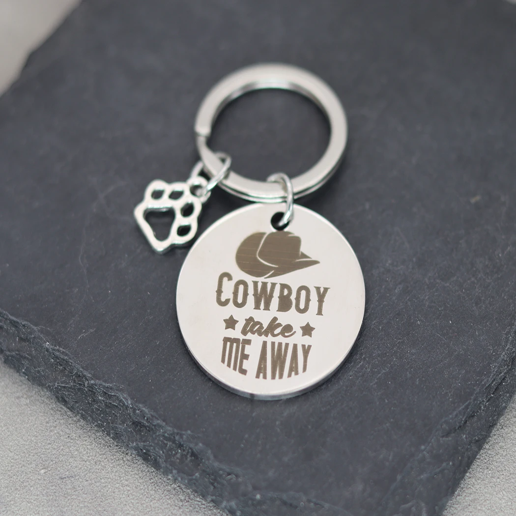 Брелок для ключей с надписью take ME AWAY