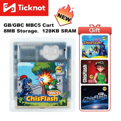 Перезаписываемый картридж ChisFlash для Gameboy/Gameboy Advance 8 МБ