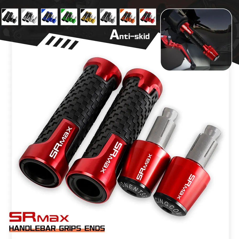 

FOR Aprilia SRMAX 300 SRMAX 250 SRMAX300 2011-2021 2022 Motorcycle Accessories Handlebar Hand Grips Handle Bar End Cap 22mm Part