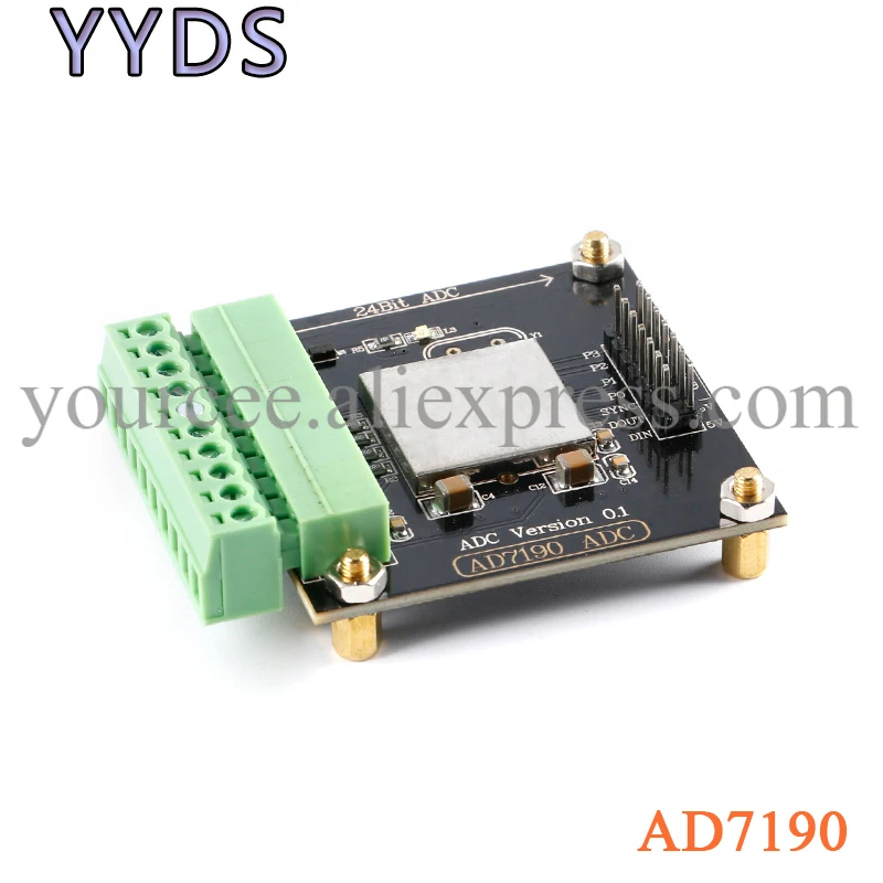 

AD7190 ADC Module Analog to Digital Conversion Module Digital Weighing Module 24 Digital to Analog Converter Pressure Sensor