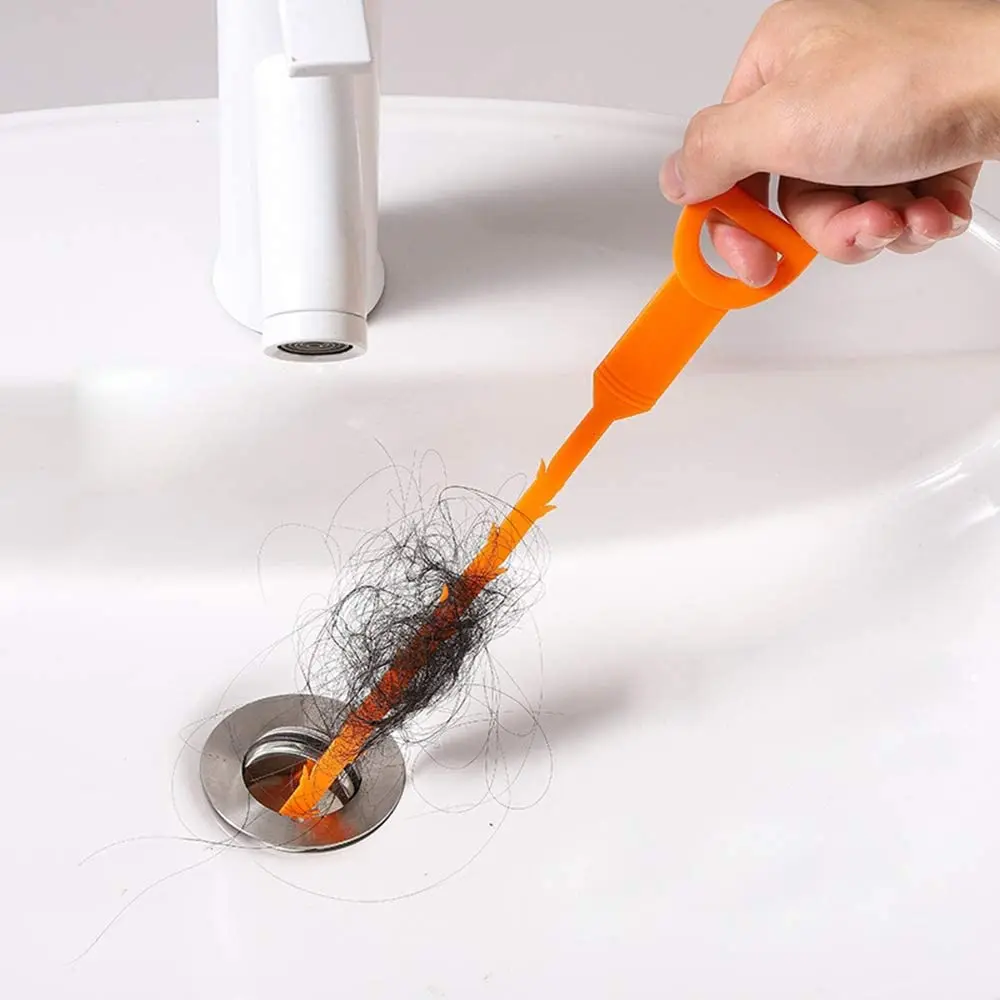 1Pc Drain Snake Clog Remover Bathroom Hair Sewer Cleaning Brush Toilet Tube Cleaner Tool for Sink Kitchen Accessories - купить по