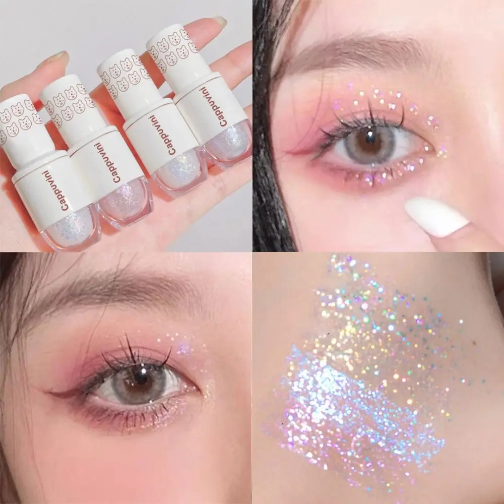 

Skin Pigment Highlighter Cosmetic Glitter Face Shimmer Gel Diamond Eye Shadow Glitter Liquid Eyeshadow Sequins Eyeshadow