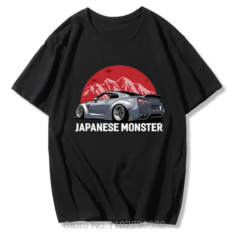 

Initial D JDM T Shirt For Men Japanese Monster Retro 90s CRX Cotton Short Sleeve Summer Casual T-shirt Harajuku Tees Oversized