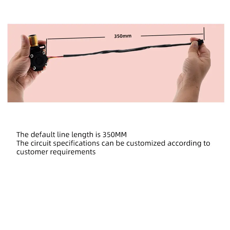 DC5-24V датчик расхода воды Hall 1-30 л/мин
