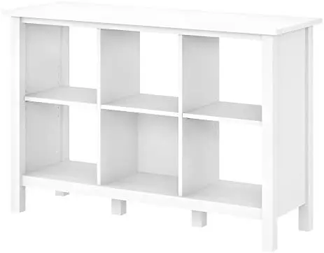 

6 Cube Storage Bookcase in Pure White
