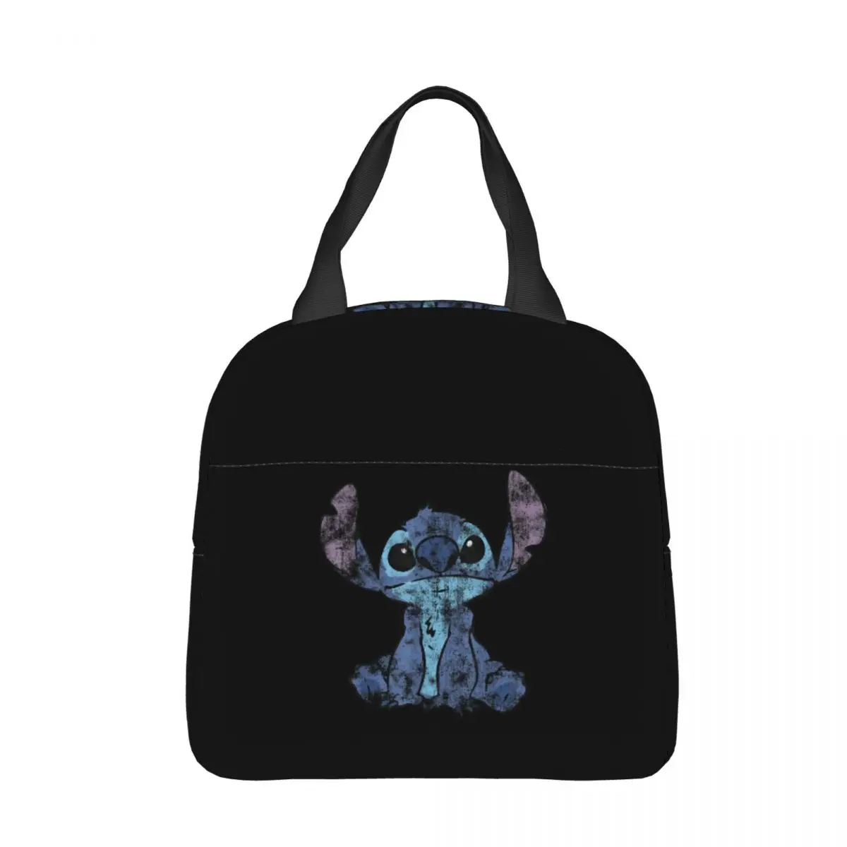 

Изолированная сумка для ланча Disney Lilo & Stitch, охлаждающая сумка, контейнер для еды, состаренный портрет, большая сумка-тоут, Ланч-бокс для офиса и пикника