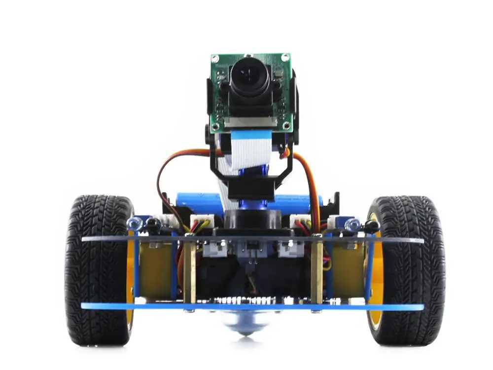

Waveshare AlphaBot robot building kit Smart Car Kit for Raspberry Pi 3 Model B+ (B Plus) includes Raspberry Pi 3 Model B+ Camera