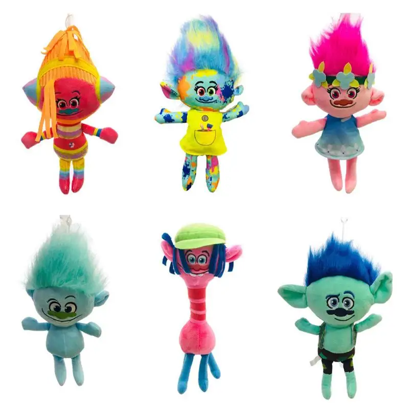 8 Inches Trolls World Tour 8-Inch Small Plush Poppy Stuffed Toys