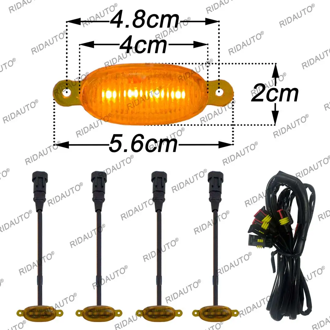Передняя решетка боковой габаритный фонарь автомобильные сборки комплект