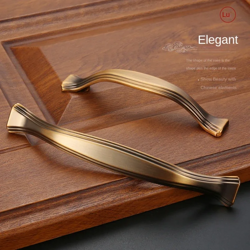 Шкаф под античную медь ручка в европейском стиле винный шкаф с выдвижными