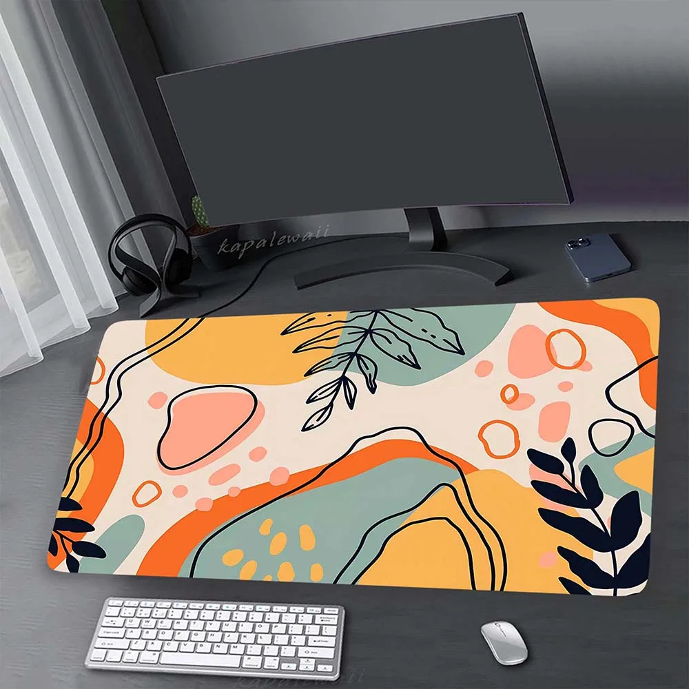 Коврик для мыши с абстрактным рисунком растений