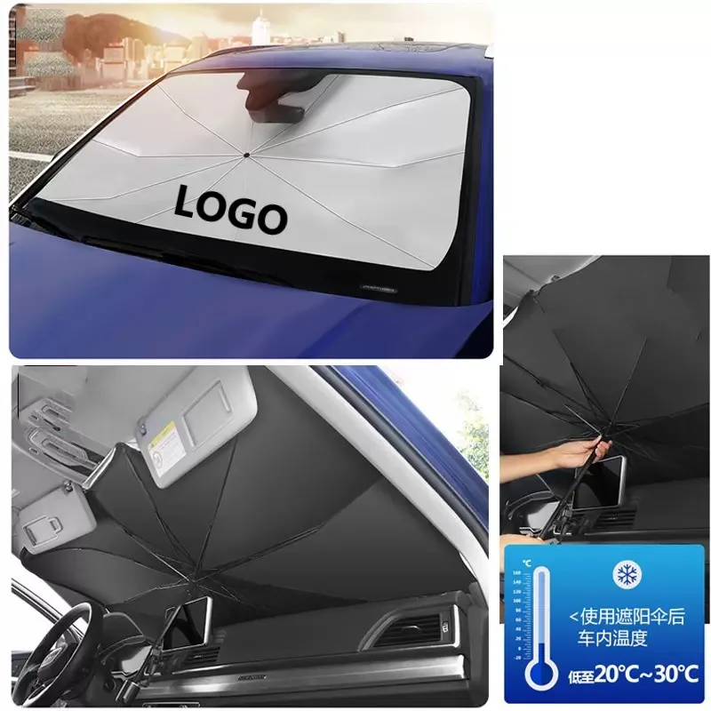 

Car Sunshade Umbrella Front windshield Sun Shade Protector For Dongfeng logo Fengshen AX7 Fengxing 580 SX6 F600 S500 Lingzhi M5