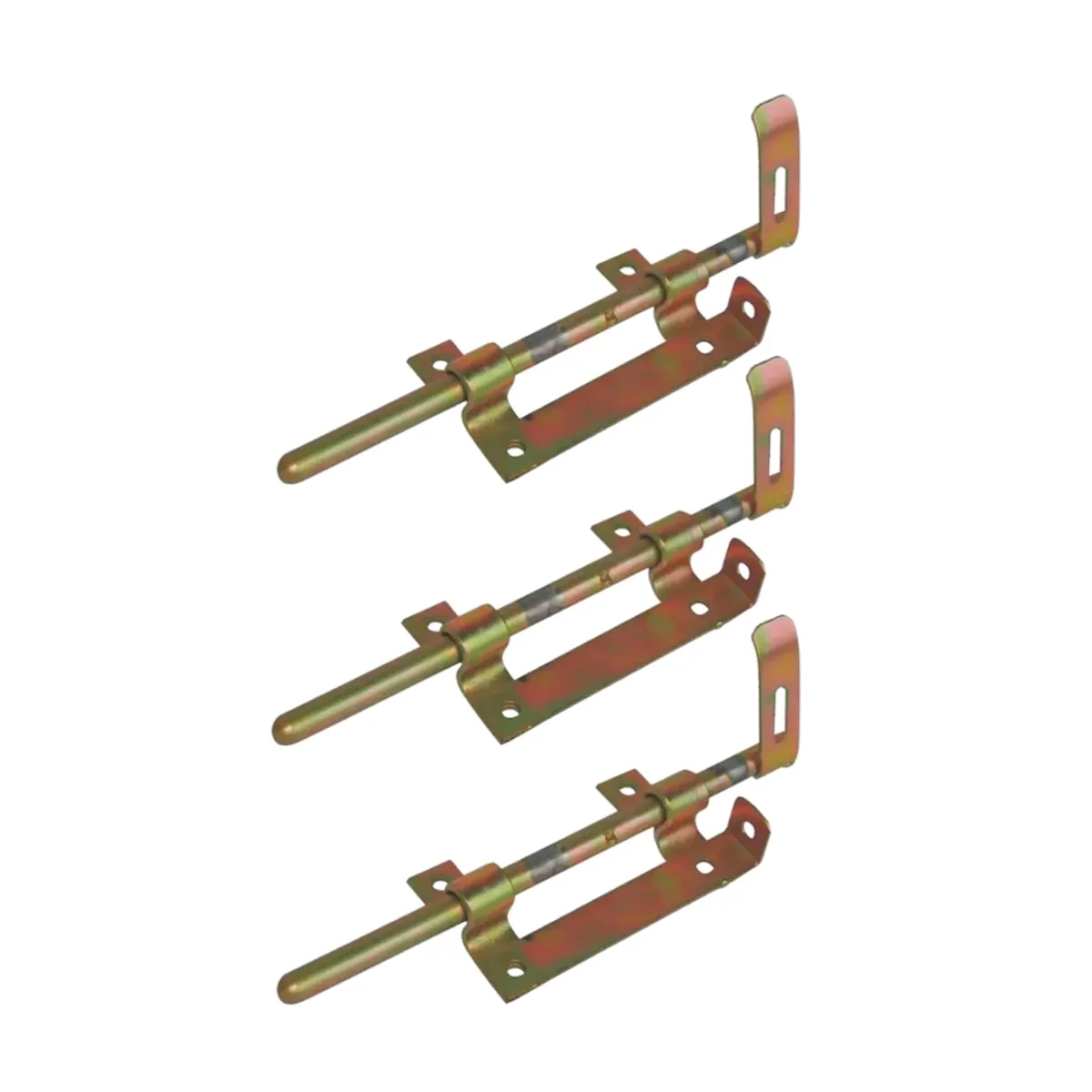 Kit 3 Trinco Ferrolho Portão Porteira de Aço Bicromado 260mm | Обустройство дома