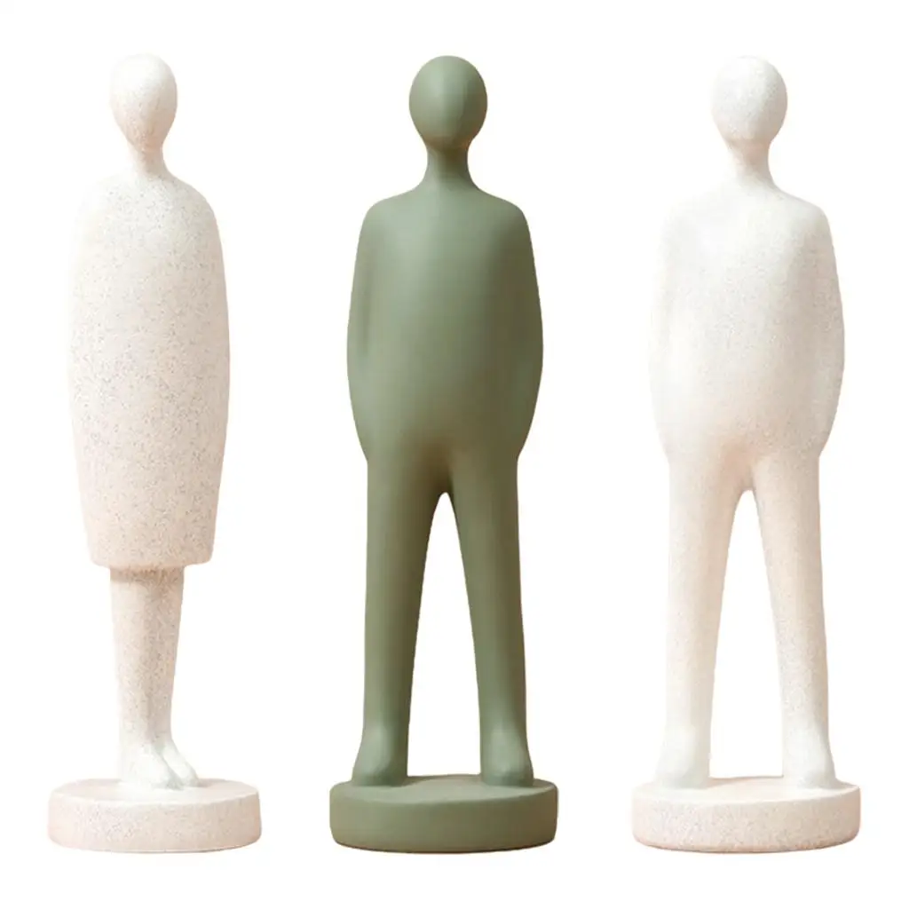 

Modern Abstract Sculpture Collectible Figurines for Home Decor Nordic Style Craft Ornament Home Decor Modern Art