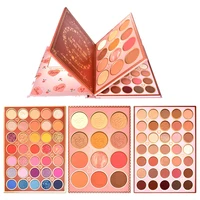 82 color beauty eyeshadow palette glazed three layer cosmetic up shadow highlight make pearlescent eye style book matte