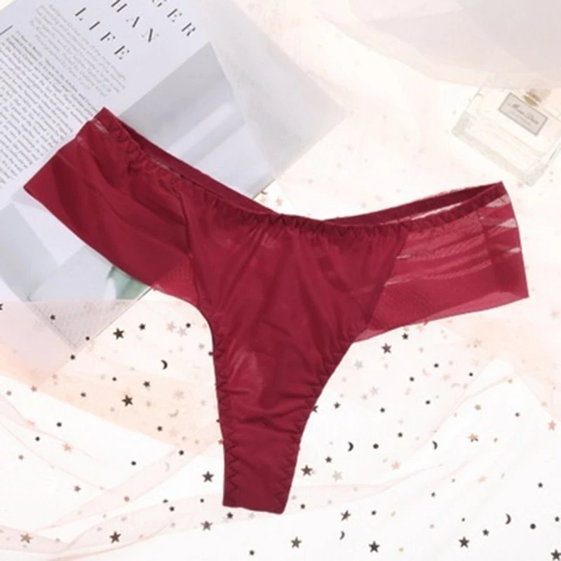 

Стринги женские трусики бесшовные Прозрачное нижнее белье сексуальные женские трусики женские стринги бразильское нижнее белье