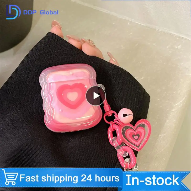 

Convenient Soft Shell Fashion Protected Wireless Earphone Box Fashionable Airpods Case Airpods Pendant Headphone Decoration