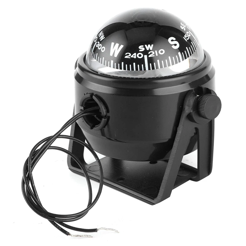 

LED DC12V Navigation Electronic Digital Compass Yacht Boat Navigation Compass Direction Compass (With Built-In Light)