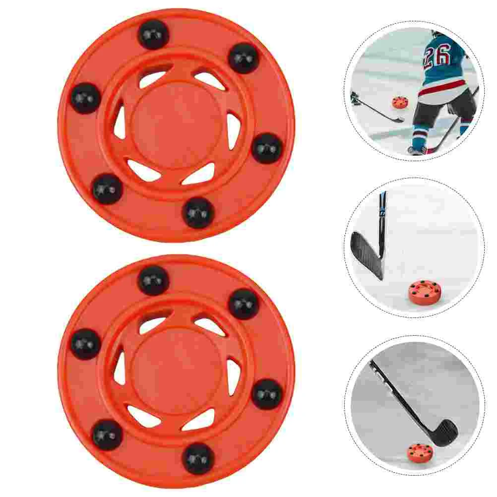 

2pcs Durable Roller Hockey Puck Inline Hockey Puck Roller Hockey Game Puck