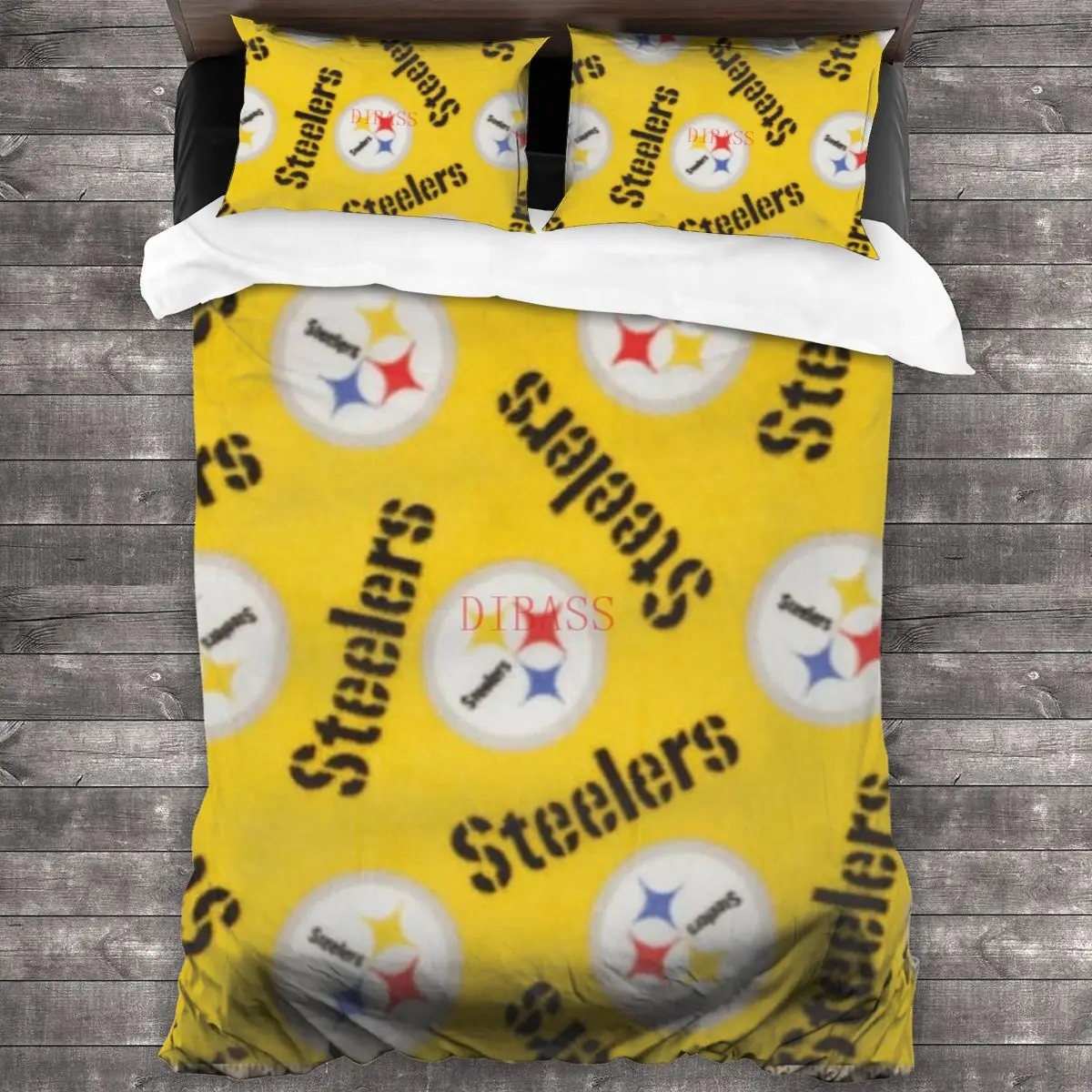 

Мягкая искусственная кожа Steelers с 2 наволочками, пододеяльник с застежкой-молнией, пододеяльник большого размера