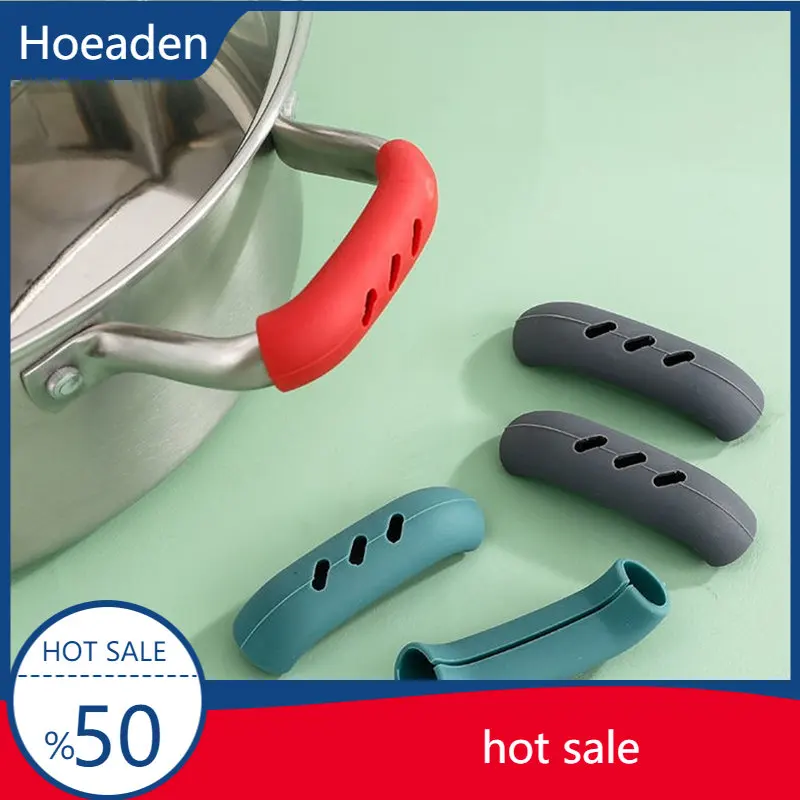 

2pcs Silicone Heat Insulation Oven Mitt Glove Casserole Ear Pan Pot Holder Oven Grip Anti-hot Pot Clip Kitchen Accessories