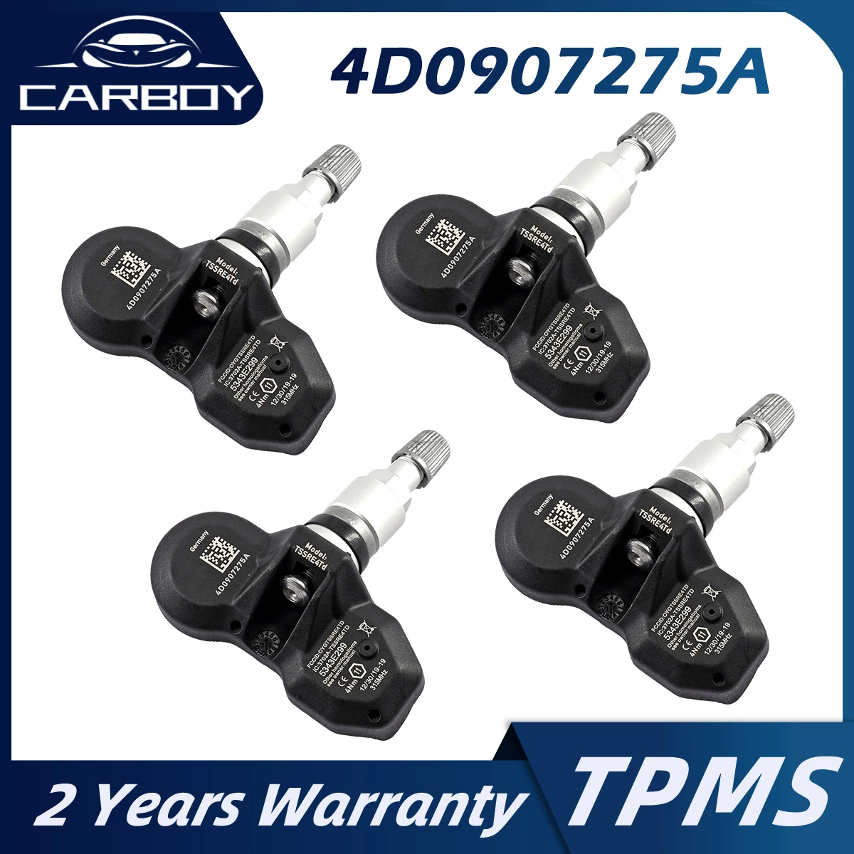 4D0907275A 4D0907275D TPMS датчик давления в шинах для Volkswagen Phaeton Audi A6 A8 S4 S8 RS6 Bentley Continental GT 315 МГц