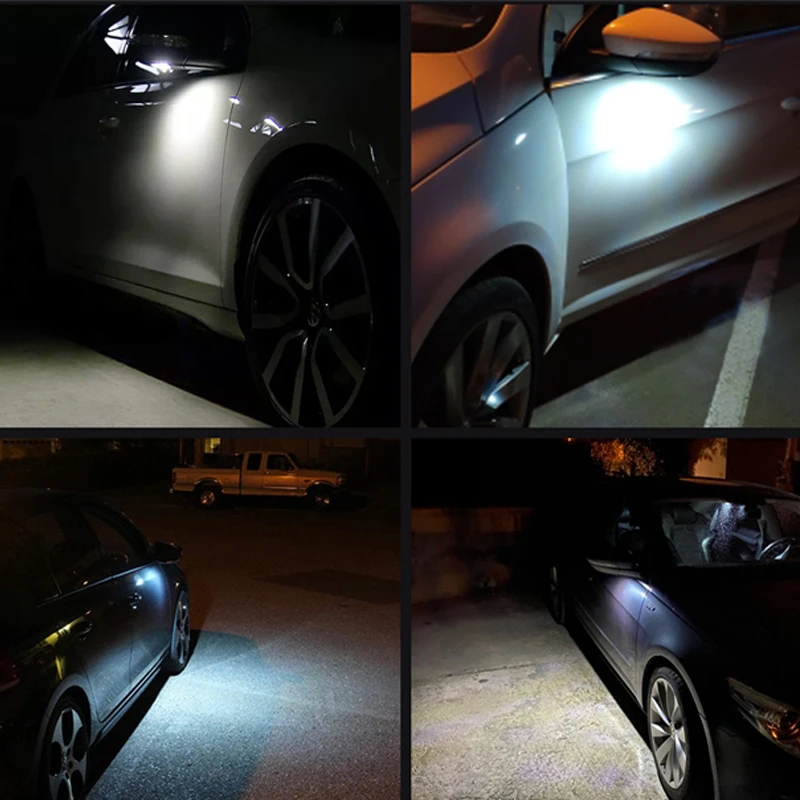 2 шт. светодиодные лампы под зеркалом приветствия для VW Passat CC Beetle Jetta Vento Scirocco EOS