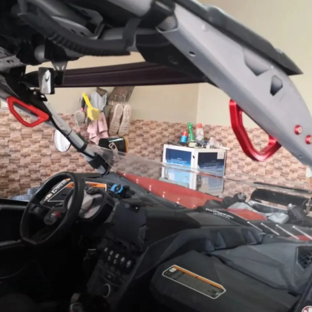 Ручки рулонные алюминиевые для Can-Am Maverick X3 XDS XRS повернутые XRC Turbo R RR