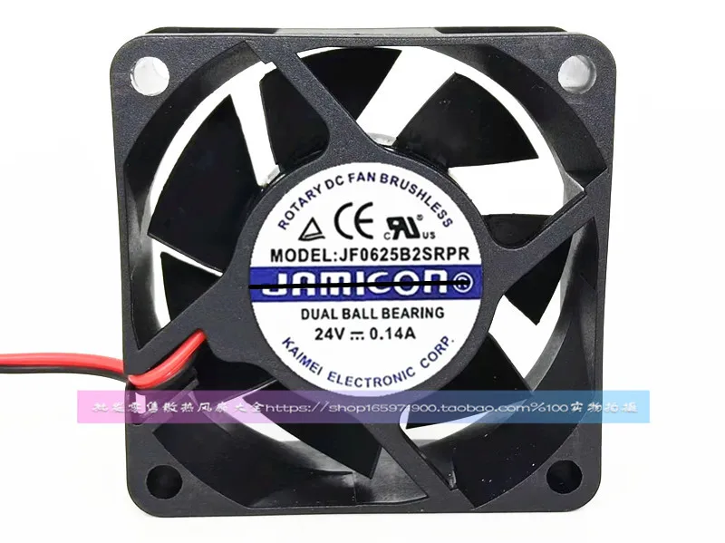Оригинальный новый 100% рабочий подлинный JF0625B2SRPR 6025 24 В 0.14A 6 см инверторный Вентилятор охлаждения