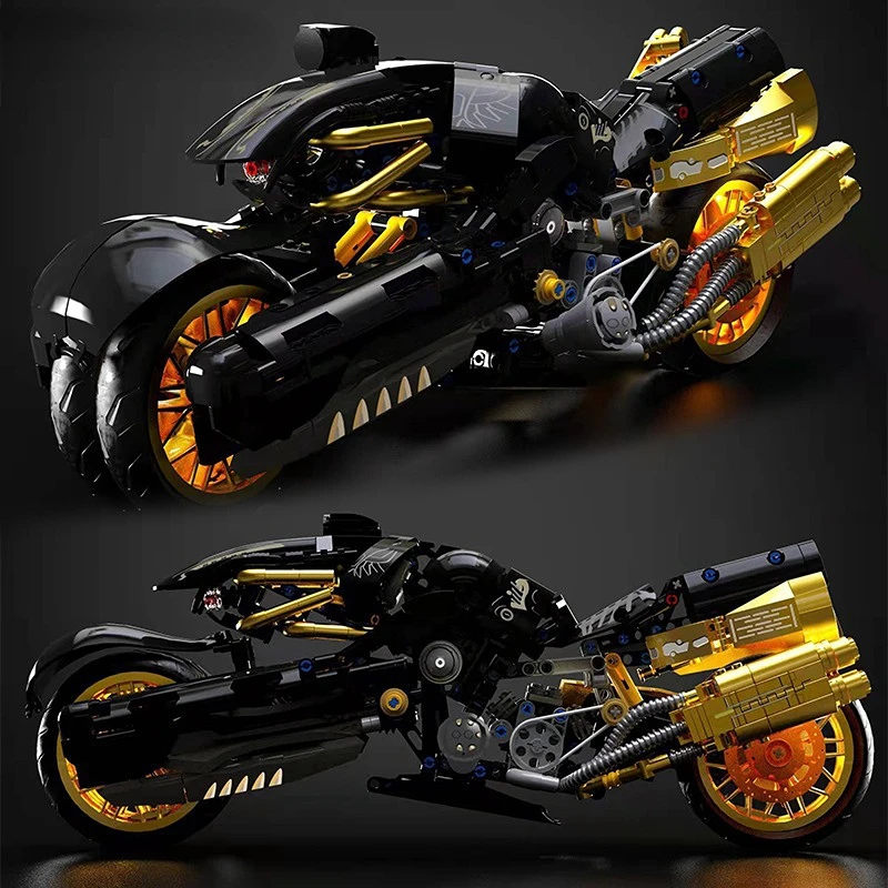 

1388PCS Technical Final Fantasy Motorcycle Building Blocks Fast Speed Game Racing Finalfantasys Motorbike Vehicle Bricks Toys