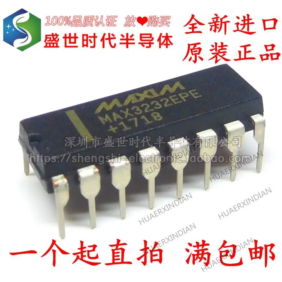 

10 шт. новый оригинальный MAX3232EPE MAX3232CPE DIP16 RS-232